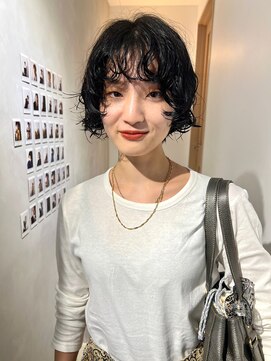 フィルムス 新宿(FILMS) くびれヘア/顔周り/韓国/ボブ/レイヤーカット/前髪/カラー