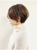 ベビーハイライト×ショートボブ【add】/心斎橋&難波&堀江&新町