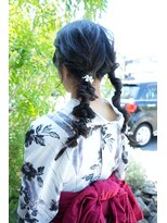 チェロ(CHERO)&nbsp;★ヘアアレンジ&浴衣の着付け＃アレンジ＃着付け＃浴衣＃メイク