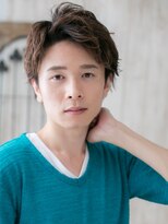 モッズヘア メン 上尾東口店(mod's hair men)&nbsp;アップバングアースカラーダウンパーマZ上尾