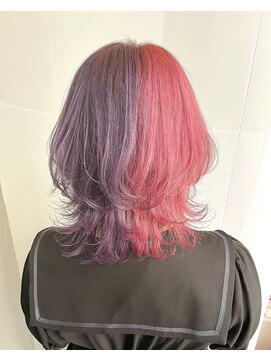 ホープ(hope) おしゃれ女子ウルフヘア×ツートンカラー