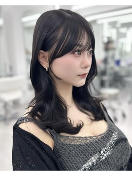 アマトウキョウ アユンチェ(AMA TOKYO×AYUNCHE) 前髪顔まわり韓国ヘアレイヤーカットサイドバンク2wayバンク韓国