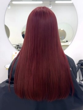 ワンズ リー 上大岡店(One's ly) 黒髪クラゲヘアーオリーブグレー小顔ココアベージュ