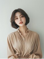 e.m.a プレミアムビューティーサロン 栄駅店(e.m.a PREMIUM BEAUTY SALON)&nbsp;ボブ/イメチェン/外ハネボブ/美髪/ワイドバング/髪型