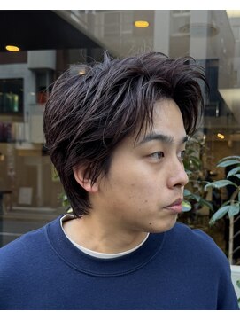 エムクール(M,cooL) フェザーショートニュアンスパーマフェザーパーマ