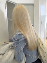 サンクプロジェクト(cinq PROJECT)&nbsp;ラベンダーミルクティーグレージュ韓国風顔まわりレイヤー原宿