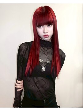 ヌル 表参道本店(Null) レッドカラー/ケアブリーチカラー/セクションカラー/姫レイヤー