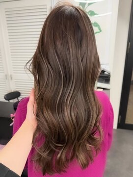 ヘアサロン リボーン(Hair salon Reborn) ミディアムレイヤーセミロングケアカラー30代40代