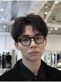 渋谷アクティブショートルーズショートパーマツイストパーマ緩め