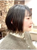 くびれショートボブスタイル