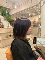 アシャ ヘアー ソリューション 神戸店(asha hair solution)&nbsp;イメチェン/ピンクベージュ/アンブレラカラー/前髪/摂津本山