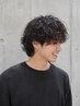 メンズカット＋ツイストスパイラルパーマ￥11500