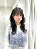 サボ(sabo)&nbsp;韓国風レイヤーカット/ハッシュカット/オリーブカラー/岡崎