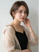 ヘアーメイクパウダー 天王寺寺田町店(Hair make powder) 大人可愛い20代30代40代50代◎小顔丸みショート耳かけ
