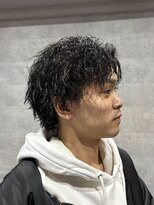 バーバーハウス ラヴィ 阿佐ヶ谷店(Barber House Lavie)&nbsp;マッシュウルフ×ツイストスパイラルパーマ