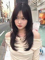 サンド クリア 横浜本店(sand clear)&nbsp;韓国風くびれヘア フェザーレイヤー小顔カット 髪質改善