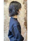 magiyhair【nico】ラフなパーマスタイル　マッシュミディ