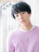 グルーミングサロン バーバー キャッスル 北浦和西口(Grooming salon Barber Castle)&nbsp;重めバングの西海岸セミウエット黒髪マッシュJ