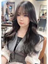 エニー 栄(Any)&nbsp;【Any_藤田】小顔に見せる韓国風くびれヘア。ビフォーアフター