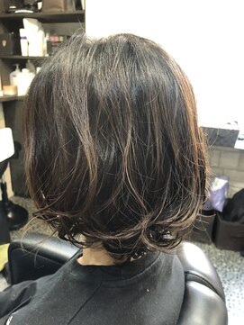 櫛の屋 伸ばしかけヘアにもオススメ！楽ちんperm《ラムネhairヒサマツ》