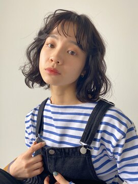 ナリー(Nary) 柔らか透明感カラー&bob perm