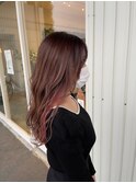 ロングレイヤー×インナーカラー【髪質改善/デザインカラー】