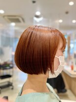 アッシュ 横浜瀬谷店(Ash)&nbsp;【ブリーチ使わないで】明るめビビットオレンジ