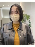 黒髪ボブ