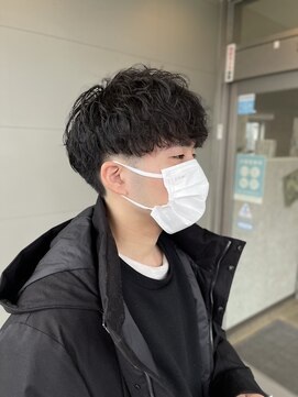 イースタイル 志都呂店(e-style com’s hair) スパイラルパーマ #ダークアッシュ#マッシュパーマ#20代・30代