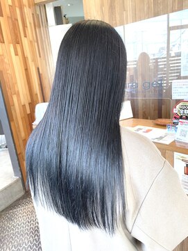 ヘアラウンジ アングゥ(hair lounge ungu) ブルーブラック