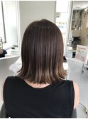 切りっぱなしボブ