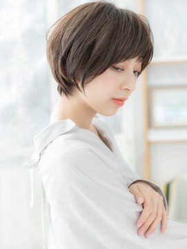 モッズヘア 越谷(mod's hair) ★ステップボーンカット暗髪マッシュショート20代30代40代★9