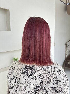 スリーヘアーデザインズ(Three Hair Designs) ボルドー系カラー
