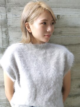 バース(BIRTH) 天神【BIRTH】外ハネボブ×ミルクティーベージュ