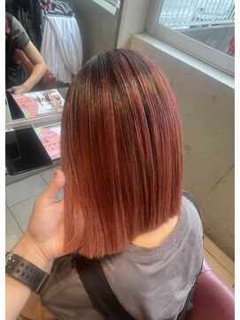 エム インターナショナル 春日部本店(EMU international) 大人グラデーションブリーチカラー 30代40代