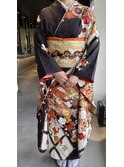 成人式振袖着付け