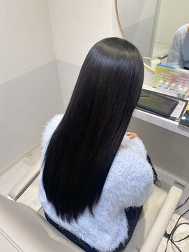 エレノア 枚方(Eleanor) 髪質改善カラー×ブルーブラック☆SHIZUKU