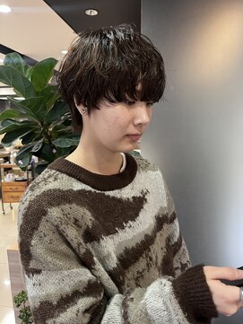 スタイル 茅ケ崎(STYLE) 【ハクラ】マッシュパーマ マッシュショート ニュアンスパーマ