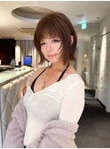 短めボブ+レイヤー