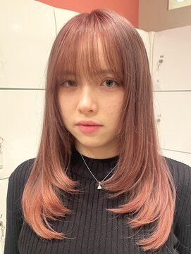 ダダキュービック(DADA CuBiC) ハイトーンピンク/ピンクカラー/レイヤーカット