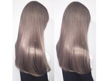 明る過ぎない中明度カラーもオススメ☆艶と透明感を引き出すカラーテクニック☆草津/南草津/ブリーチ