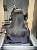 【LUNAS髪質改善】グレージュ＊縮毛矯正