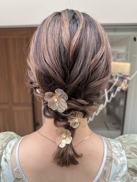 インビテーション(invitation) 結婚式・ミディアム・ヘアセット