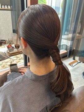 パパドゥ 安曇野店 タイトヘアアレンジ