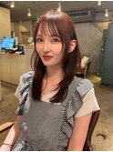 小顔カット　ロングレイヤー　レイヤーカット　鹿児島