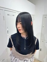 アッシュ 下北沢店(Ash) 頬からのザクザクロングレイヤー