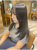 毛流れ綺麗なレイヤーカット