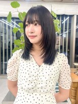 ノエ(noe) 黒髪カタログ/クラゲヘアー/オリーブグレー/栄r19