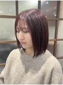 ボブ/ラベンダーカラー