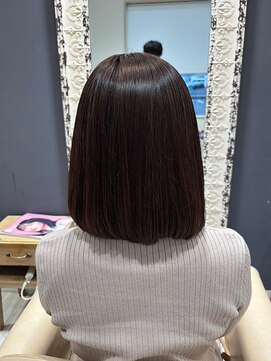 エムサロン(emu salon) ミディアム/レイヤーカット/ボブ/ナチュラルストレート